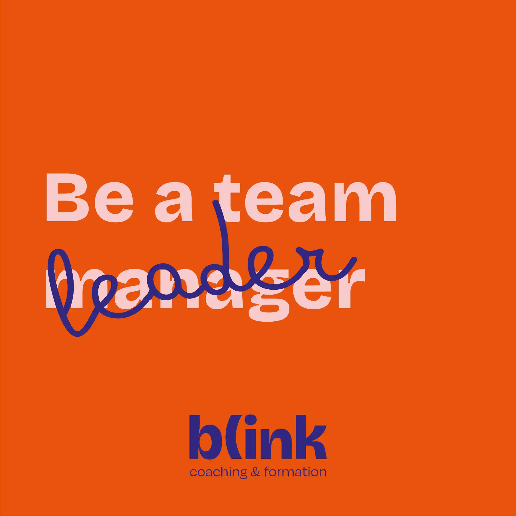 Be a team manager